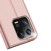 Dux Ducis Skin Pro Xiaomi 13 Pro atverčiamas Card Wallet su stoveliu dėklas telefonui rožinės spalvos