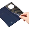 Dux Ducis Skin Pro Honor Magic5 atverčiamas Card Wallet su stoveliu dėklas telefonui mėlynos spalvos