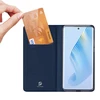 Dux Ducis Skin Pro Honor Magic5 atverčiamas Card Wallet su stoveliu dėklas telefonui mėlynos spalvos