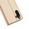 Dėklas Dux Ducis Skin Pro Samsung Galaxy A14 5G atverčiamas Card Wallet su stoveliu Gold