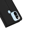Dux Ducis Skin Pro Xiaomi Redmi A1+ atverčiamas Card Wallet su stoveliu dėklas telefonui juodos spalvos