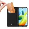 Dux Ducis Skin Pro Xiaomi Redmi A1+ atverčiamas Card Wallet su stoveliu dėklas telefonui juodos spalvos
