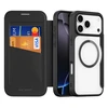 Dux Ducis Skin X Pro dėklas skirtas Apple iPhone 17 Pro Max with Wallet, MagSafe Compatible – juodos spalvos