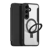 Dux Ducis Skin X Pro magnetic ring / stand Samsung S24 - dėklas telefonui juodos spalvos