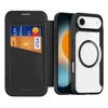 Dux Ducis Skin X Pro Apple iPhone 17 Air dėklas su Wallet, MagSafe Compatible – juodos spalvos