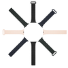 Dux Ducis apyrankė (Armor Version) Apple Watch SE apyrankė, 9, 8, 7, 6, 5, 4, 3, 2, 1 (41, 40, 38 mm) silikoninis Magnetic juodos ir oranžinės spalvos