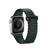 Dux Ducis apyrankė (Armor Version) Apple Watch Ultra, SE, 9, 8, 7, 6, 5, 4, 3, 2, 1 (49, 45, 44, 42 mm) silikoninis magnetic žalios spalvos