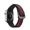Dux Ducis apyrankė (Outdoor Version) Apple Watch Ultra apyrankė, SE, 9, 8, 7, 6, 5, 4, 3, 2, 1 (49, 45, 44, 42 mm) Nylon juodos ir raudonos spalvos