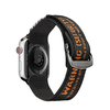 Dux Ducis apyrankė (Outdoor Version) Apple Watch Ultra apyrankė, SE, 9, 8, 7, 6, 5, 4, 3, 2, 1 (49, 45, 44, 42 mm) Nylon juodos ir oranžinės spalvos
