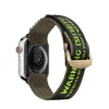 Dux Ducis apyrankė (Outdoor Version) Apple Watch Ultra apyrankė, SE, 9, 8, 7, 6, 5, 4, 3, 2, 1 (49, 45, 44, 42 mm) Nylon juodos ir žalios spalvos