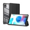 Dux Ducis Toby Armored Flip Smart dėklas planšetiniam kompiuteriui Realme Pad Mini juodos spalvos