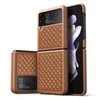 Dux Ducis Venice dėklas skirtas Samsung Galaxy Z Flip 4, rudas
