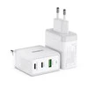 Įkroviklis DUZZONA T1 65W 2xUSB-C/USB-A baltas