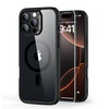 ESR Classic Hybrid Halolock MagSafe + Tempered Glass Apple iPhone 16 Pro – dėklas telefonui skaidrus with dėklas telefonui juodos spalvos Frame