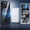 ESR Classic Hybrid Halolock MagSafe + Tempered Glass Apple iPhone 16 Pro Max – dėklas telefonui skaidrus with dėklas telefonui juodos spalvos Frame