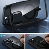 ESR Classic Hybrid Halolock MagSafe + Tempered Glass Apple iPhone 16 Pro Max – dėklas telefonui skaidrus with dėklas telefonui juodos spalvos Frame