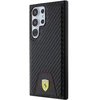 Samsung Galaxy S24 Ultra Ferrari dėklas Carbon Stitched Bottom (FEHCS24LN3PUK) juodos spalvos