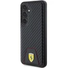 Samsung Galaxy S24 Ferrari dėklas Carbon Stitched Bottom (FEHCS24SN3PUK) juodos spalvos