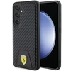 Samsung Galaxy S24 Ferrari dėklas Carbon Stitched Bottom (FEHCS24SN3PUK) juodos spalvos