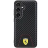 Samsung Galaxy S24 Ferrari dėklas Carbon Stitched Bottom (FEHCS24SN3PUK) juodos spalvos