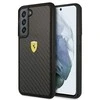 Samsung Galaxy S22 Plus Ferrari dėklas On Track Real Carbon (FEHCS22MFCAK) juodos spalvos
