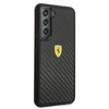 Samsung Galaxy S22 Ferrari dėklas On Track Real Carbon (FEHCS22SFCAK) juodos spalvos