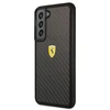 Samsung Galaxy S22 Ferrari dėklas On Track Real Carbon (FEHCS22SFCAK) juodos spalvos
