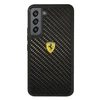 Samsung Galaxy S22 Ferrari dėklas On Track Real Carbon (FEHCS22SFCAK) juodos spalvos