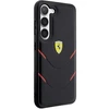Samsung Galaxy S23 Plus Ferrari dėklas Hot Stamp Lines (FEHCS23MPBAK) juodos spalvos