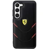 Samsung Galaxy S23 Plus Ferrari dėklas Hot Stamp Lines (FEHCS23MPBAK) juodos spalvos