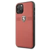 Apple iPhone 11 Pro Ferrari dėklas Off Track odinis (FEOBAHCN58RE) raudonos spalvos