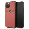 Apple iPhone 11 Pro Ferrari dėklas Off Track odinis (FEOBAHCN58RE) raudonos spalvos