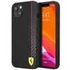 Apple iPhone 13 Mini Ferrari dėklas On Track Carbon Stripe (FESAXHCP13SBK) juodos spalvos