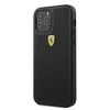 Apple iPhone 12 Pro Max Ferrari dėklas On Track Perforated (FESPEHCP12LBK) juodos spalvos