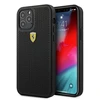 Apple iPhone 12 / 12 Pro Ferrari dėklas On Track Perforated (FESPEHCP12MBK) juodos spalvos