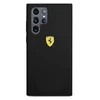 Ferrari FESSIHCS22LBK S22 Ultra S908 dėklas telefonui juodos spalvos On Track silikoninis