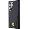 Samsung Galaxy S24 Ultra Ferrari dėklas Hot Stamp V Lines MagSafe (FEHMS24LP3BAK) juodos spalvos
