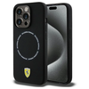 „Ferrari“ spausdinto žiedo formos „MagSafe“ dėklas, skirtas „iPhone 15 Pro Max“ – juodas