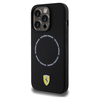 „Ferrari“ spausdinto žiedo formos „MagSafe“ dėklas, skirtas „iPhone 15 Pro Max“ – juodas