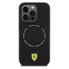 „Ferrari“ spausdinto žiedo formos „MagSafe“ dėklas, skirtas „iPhone 15 Pro Max“ – juodas