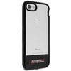 Ferrari Harddėklas FEHCP7BISBK Apple iPhone 7/8/SE 2020 / SE 2022 skaidrus juodos spalvos