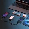 GaN Dudao A65Q 65W USB-A / USB-C PD Ultra-Thin Travel laidinis įkroviklis EU / US – baltos spalvos