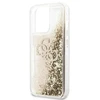Apple iPhone 13 Pro Max Guess Hardcase 4G Big Liquid Glitter (GUHCP13XLG4GGO) telefono dėklas aukso spalvos