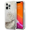 Apple iPhone 13 Pro Max Guess Hardcase 4G Big Liquid Glitter (GUHCP13XLG4GGO) telefono dėklas aukso spalvos
