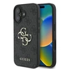 Guess 4G Big Logo Apple iPhone 16 – dėklas telefonui juodos spalvos