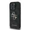 GUESS dėklas skirtas Apple iPhone 16 Pro GUHCP16L4GMGGR (4G PU Big Logo) juodos spalvos