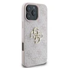 GUESS dėklas skirtas Apple iPhone 16 Pro GUHCP16L4GMGPI (4G PU Big Logo) rožinės spalvos