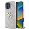 GUESS dėklas skirtas Apple iPhone 16 Pro GUHCP16L4GMGPI (4G PU Big Logo) rožinės spalvos