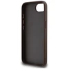 Guess PU 4G Metal Logo Apple iPhone 16e dėklas telefonui rudos spalvos