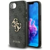 GUESS dėklas skirtas Apple iPhone 16e (SE 4 2025) GUHCPSE44GMGGR (4G PU Big Logo) juodos spalvos